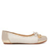 MICHAEL Michael Kors Балеринки Kenya Bow MK01365256 Екрю за Момичета цена