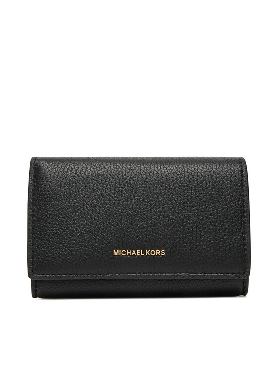 MICHAEL Michael Kors Голям дамски портфейл 32T5GJ6D9L Черен за Жени цена