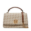 MICHAEL Michael Kors Дамска чанта Delancey 30T4GD8S6B Бежов за Жени цена