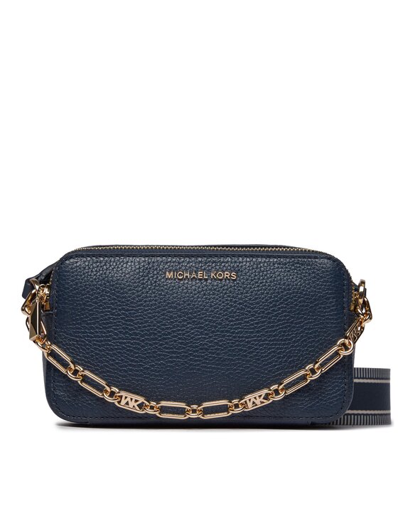 MICHAEL Michael Kors Дамска чанта Jet Set 32S3GJ6C1L Тъмносин за Жени цена