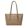 MICHAEL Michael Kors Дамска чанта Quinn 30T5GQNT2L Бежов за Жени цена