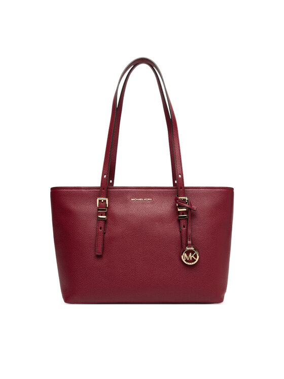MICHAEL Michael Kors Дамска чанта Quinn 30T5GQNT2L Бордо за Жени цена