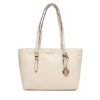 MICHAEL Michael Kors Дамска чанта Quinn 30T5GQNT2L Екрю за Жени цена