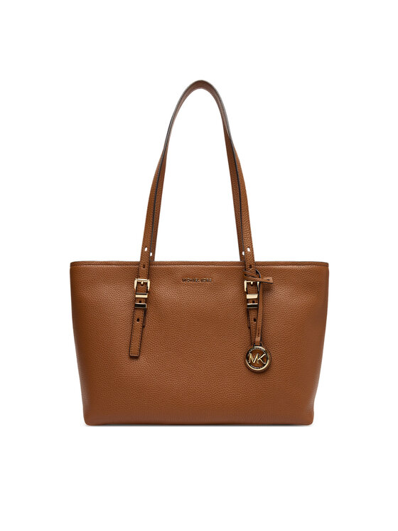 MICHAEL Michael Kors Дамска чанта Quinn 30T5GQNT2L Кафяв за Жени цена