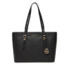 MICHAEL Michael Kors Дамска чанта Quinn 30T5GQNT2L Черен за Жени цена