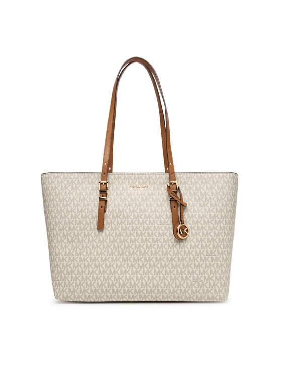 MICHAEL Michael Kors Дамска чанта Quinn 30T5GQNT9B Бежов за Жени цена