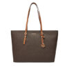 MICHAEL Michael Kors Дамска чанта Quinn 30T5GQNT9B Кафяв за Жени цена