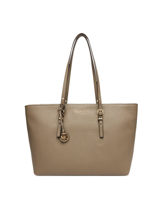MICHAEL Michael Kors Дамска чанта Quinn 30T5GQNT9L Бежов за Жени цена