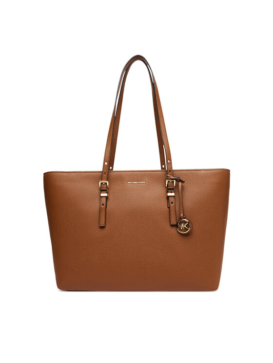 MICHAEL Michael Kors Дамска чанта Quinn 30T5GQNT9L Кафяв за Жени цена