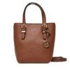 MICHAEL Michael Kors Дамска чанта Quinn 32S5GQNC0L Кафяв за Жени цена