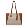 MICHAEL Michael Kors Дамска чанта Taryn 30F4GTBT7B Бежов за Жени цена