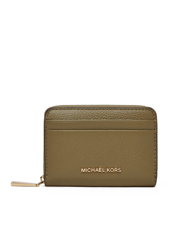 MICHAEL Michael Kors Малък дамски портфейл 32T4GJ6Z5L Зелен за Жени цена