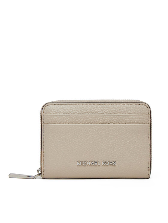 MICHAEL Michael Kors Малък дамски портфейл 32T4SJ6Z5L Бежов за Жени цена