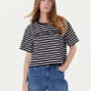 MICHAEL Michael Kors Тишърт MT551R9HM7 Черен Relaxed Fit за Жени цена