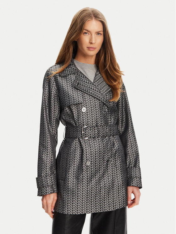 MICHAEL Michael Kors Тренч MT520IPHN8 Сребрист Regular Fit за Жени цена