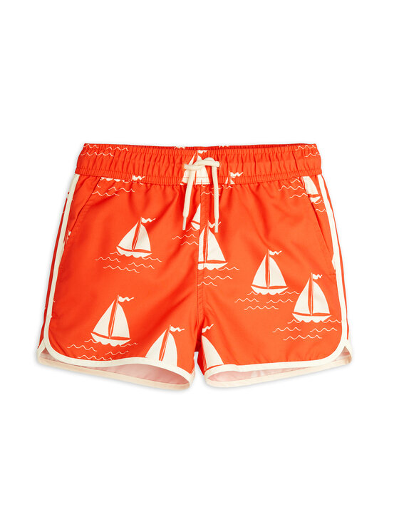 MINI RODINI Плувни шорти 2528011342 Червен Regular Fit за Момчета цена