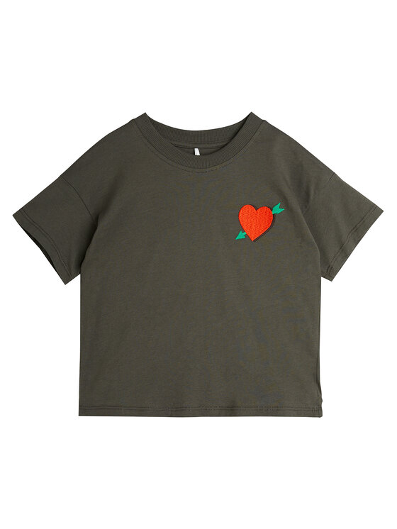 MINI RODINI Тишърт 2522012499 Черен Regular Fit за Момичета цена