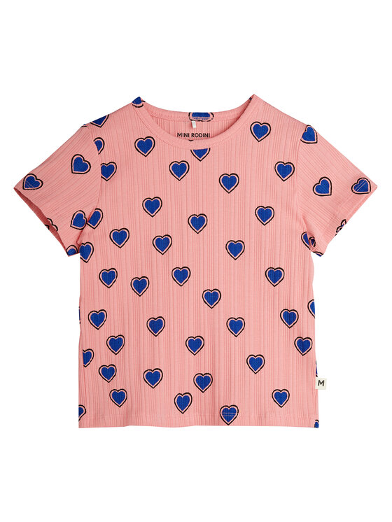 MINI RODINI Тишърт 2522013128 Розов Regular Fit за Момичета цена
