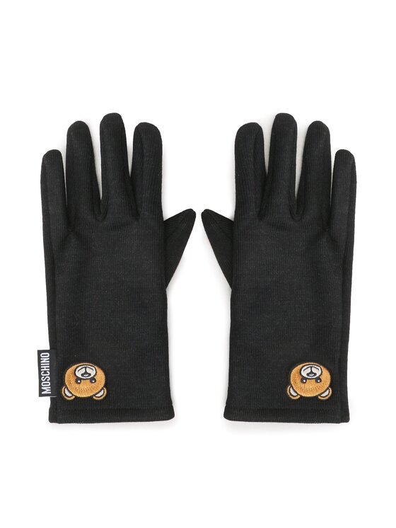 MOSCHINO Дамски ръкавици 65345 M2812 Черен за Жени цена