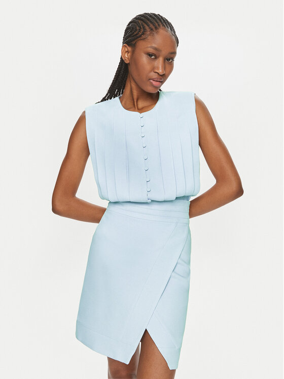 MVP Wardrobe Боди MVPE4BO094.0CP0037 Тъмносин Shirt Fit за Жени цена