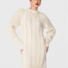 MVP Wardrobe Плетена рокля Lexington MVPI2AK120.0XXXXXX Бежов Slim Fit за Жени цена