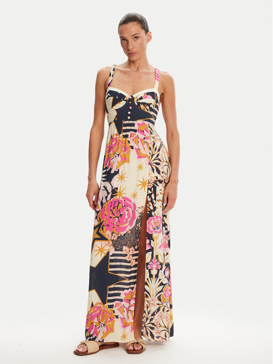 Maaji Лятна рокля Patchwork Rose Evangeline PT2638CLD001 Цветен Regular Fit за Жени цена