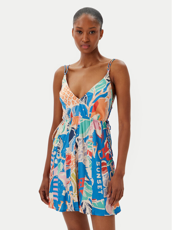 Maaji Лятна рокля Tropical Bliss Tropi PT2537CSD001 Цветен Regular Fit за Жени цена