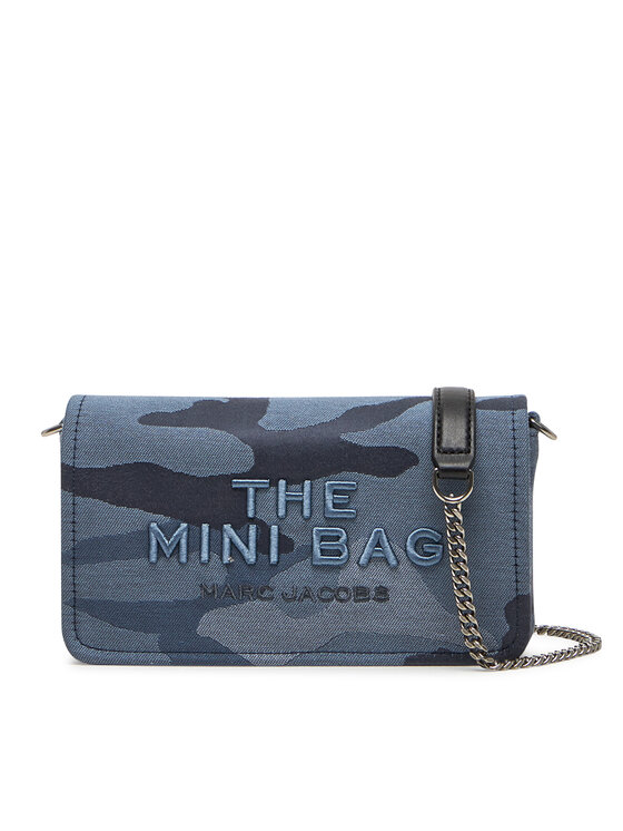 Marc Jacobs Дамска чанта The Camo Cacquard Chain Mini Bag 2R4SMN015S03 Син за Жени цена