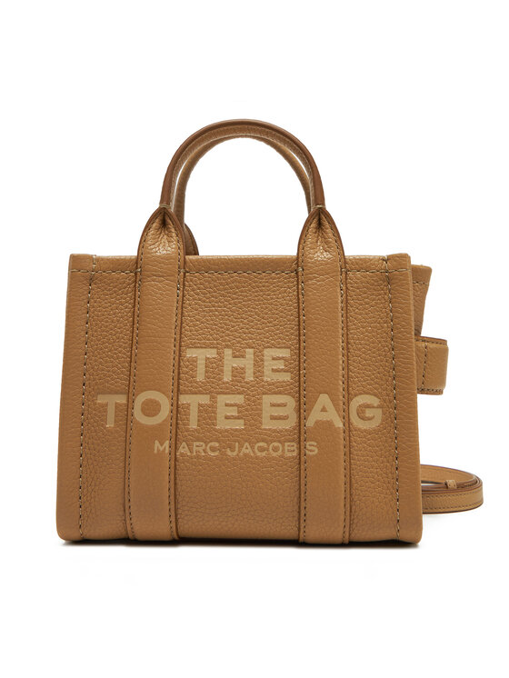 Marc Jacobs Дамска чанта The Leather Crossbody Tote Bag H053L01RE22 Кафяв за Жени цена