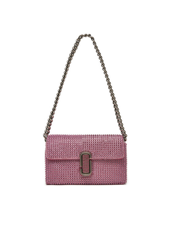 Marc Jacobs Дамска чанта The Rhinestone J Marc Mini Shoulder Bag H912M06RE22 Розов за Жени цена