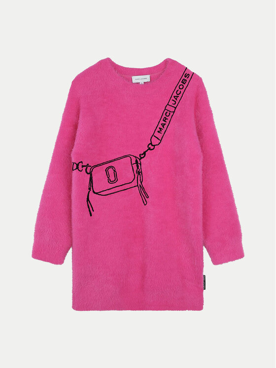 Marc Jacobs Плетена рокля W60386 M Розов Regular Fit за Момичета цена