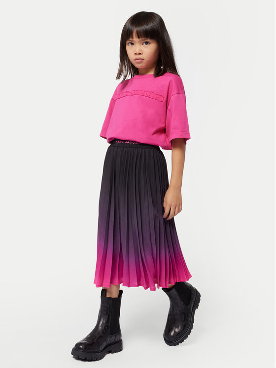 Marc Jacobs Плисирана пола W60367 M Черен Regular Fit за Момичета цена