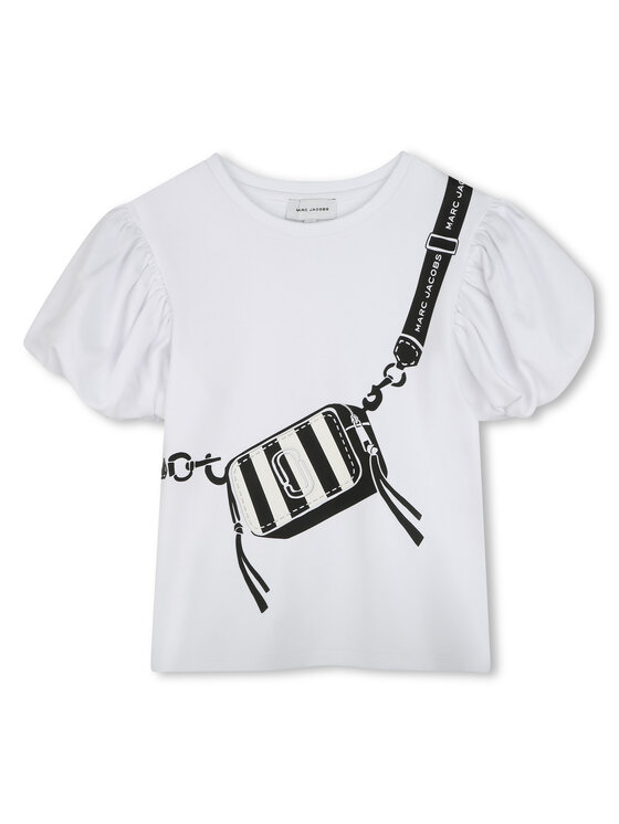 Marc Jacobs Тишърт W60464 Бял Regular Fit за Момичета цена