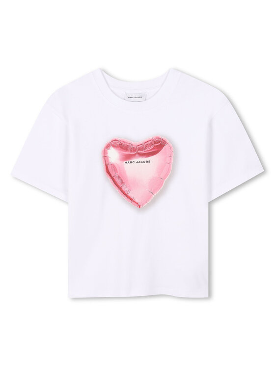Marc Jacobs Тишърт W60545 Бял Regular Fit за Момичета цена