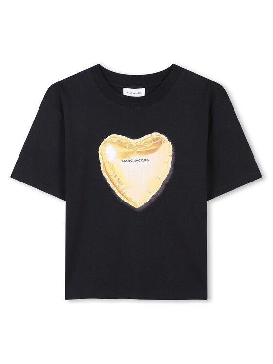 Marc Jacobs Тишърт W60545 Черен Regular Fit за Момичета цена