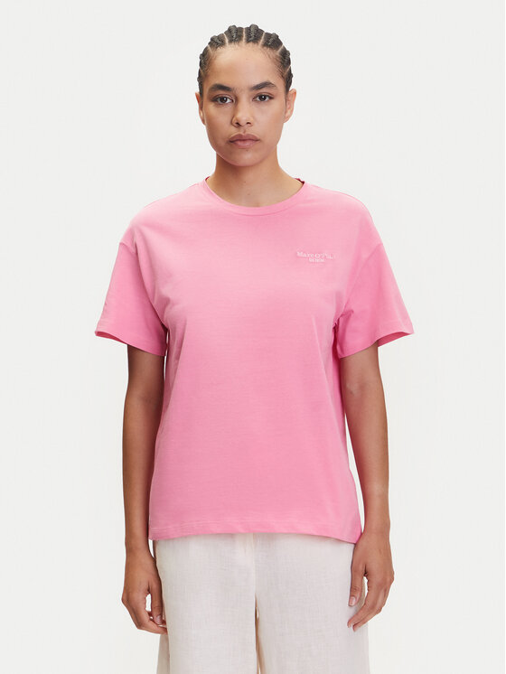 Marc O'Polo Denim Тишърт 500 0006 825 Розов Relaxed Fit за Жени цена