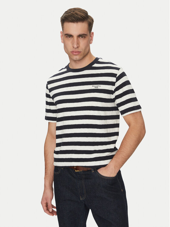 Marc O'Polo Denim Тишърт 500 0007 222 Тъмносин Regular Fit за Мъже цена