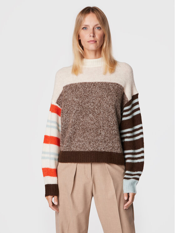 Marc O'Polo Пуловер 208 6051 60475 Кафяв Regular Fit за Жени цена