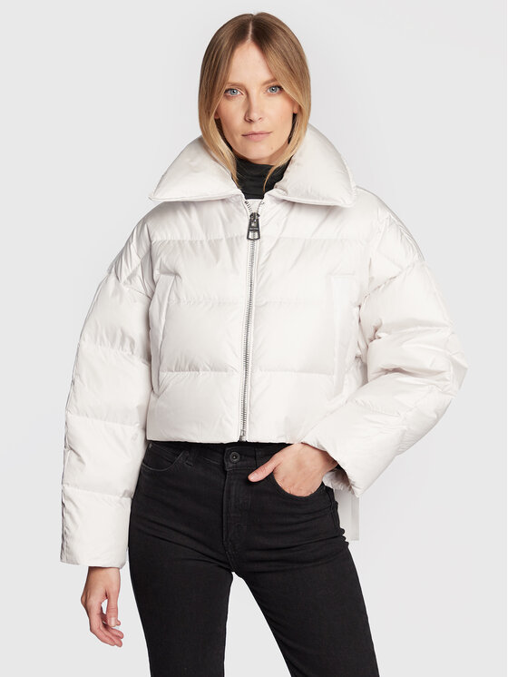 Marc O'Polo Пухено яке 209 0808 70007 Сив Oversize за Жени цена