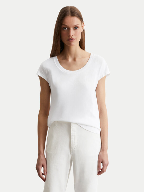 Marc O'Polo Тишърт 516 2100 50073 Бял Regular Fit за Жени цена