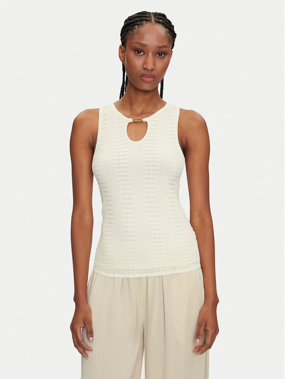 Marciano Guess Блуза 5GGR09 5869Z Бял Slim Fit за Жени цена