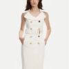 Marciano Guess Коктейлна рокля 5YGK37 7311A Бял Regular Fit за Жени цена