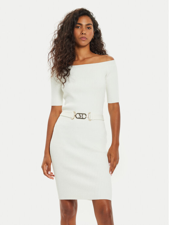 Marciano Guess Плетена рокля 4BGK08 5618Z Екрю Bodycon Fit за Жени цена