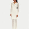 Marciano Guess Плетена рокля 5GGK45 5869Z Бял Regular Fit за Жени цена