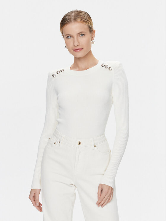 Marciano Guess Пуловер Teti 4RGR10 5613Z Екрю Regular Fit за Жени цена