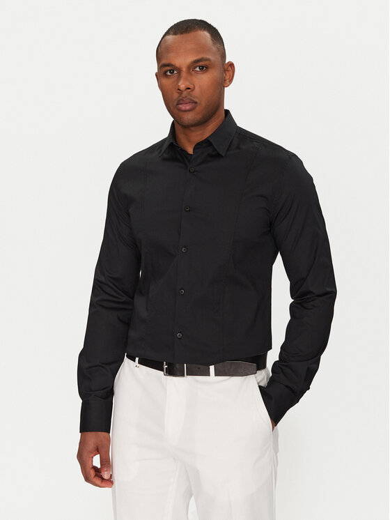 Marciano Guess Риза 1GH402 4416Z Черен Regular Fit за Мъже цена
