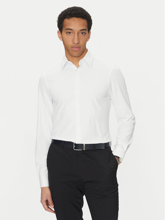 Marciano Guess Риза 5GHH19 6242A Бял Regular Fit за Мъже цена