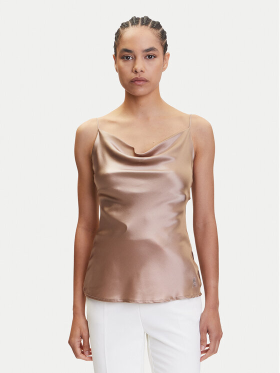 Marciano Guess топ 4YGH09 7117A Бежов Classic Fit за Жени цена