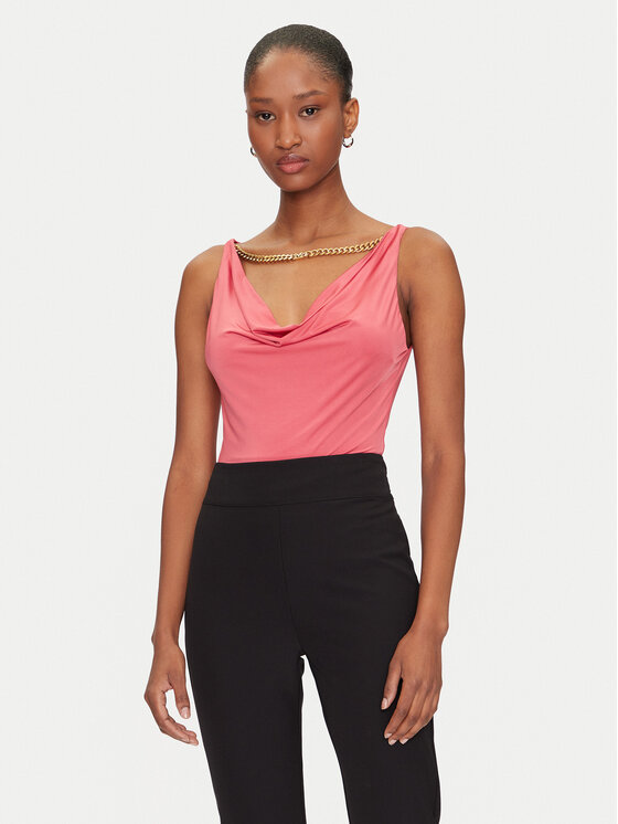 Marciano Guess топ 5GGP07 6259A Коралов Regular Fit за Жени цена