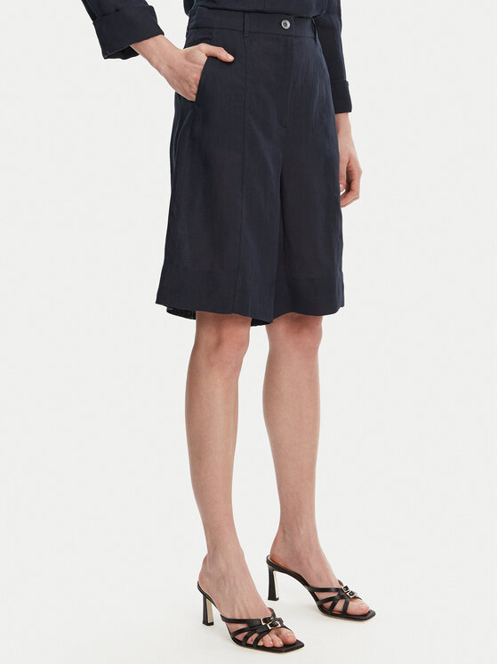 Marella Бермуди Pireo 2513141044 Тъмносин Relaxed Fit за Жени цена